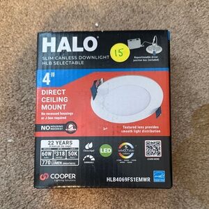 Halo LED Slim Downlight with Selectable Color